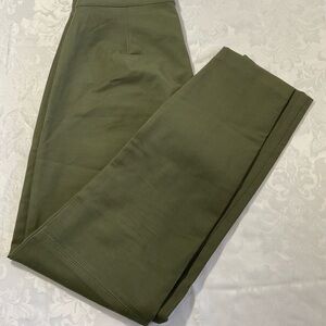 Banana Republic Devon Pants Womens Size 6 Green Cotton Rayon Skinny